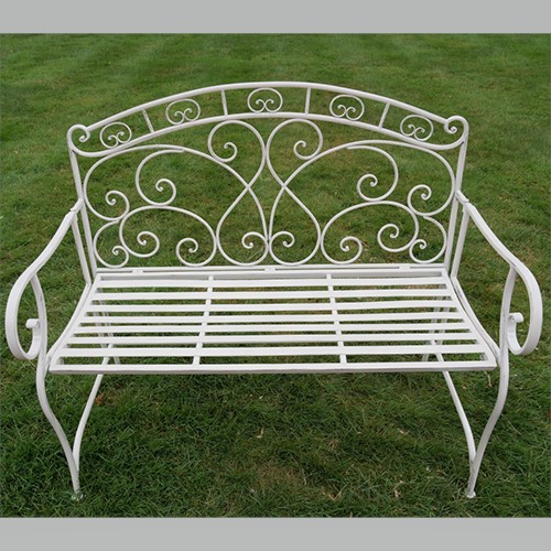 Antique Cream Bench