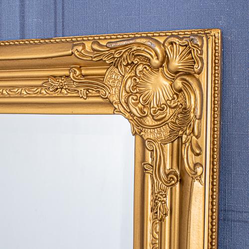 Tall Gold Ornate Wall Mirror 147cm x 47cm