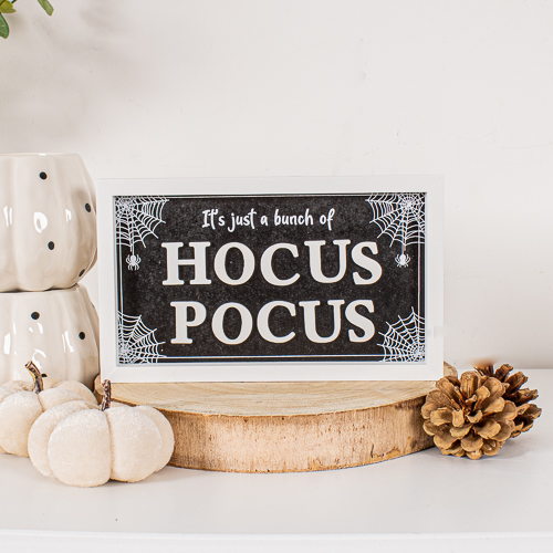 Hocus Pocus Halloween Plaque