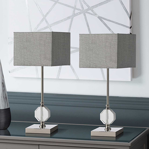 Grey bedroom fashion lamps